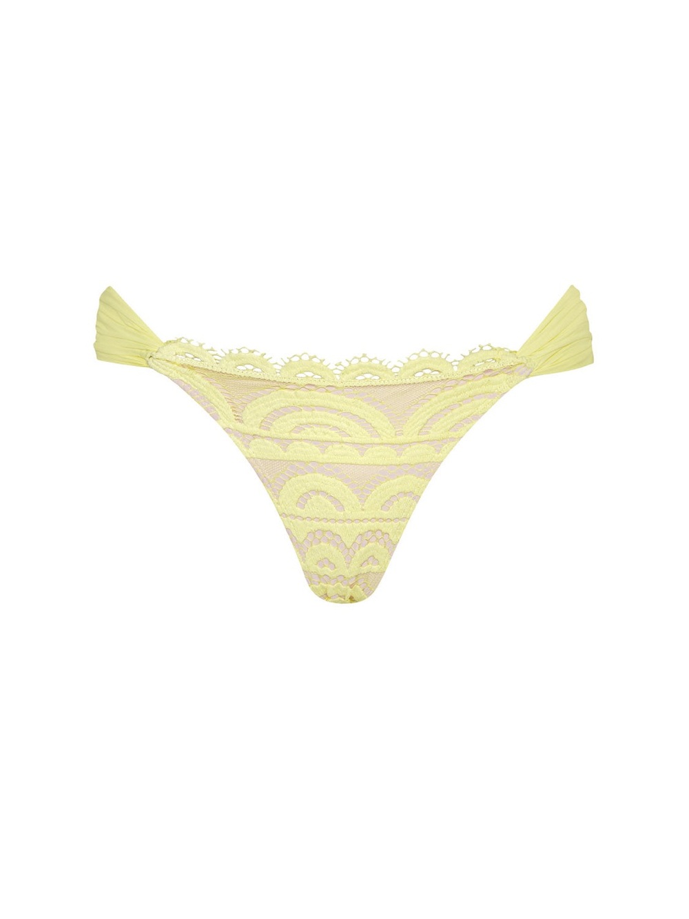 BUTTERCUP LACE FANNED BIKINI BOTTOM